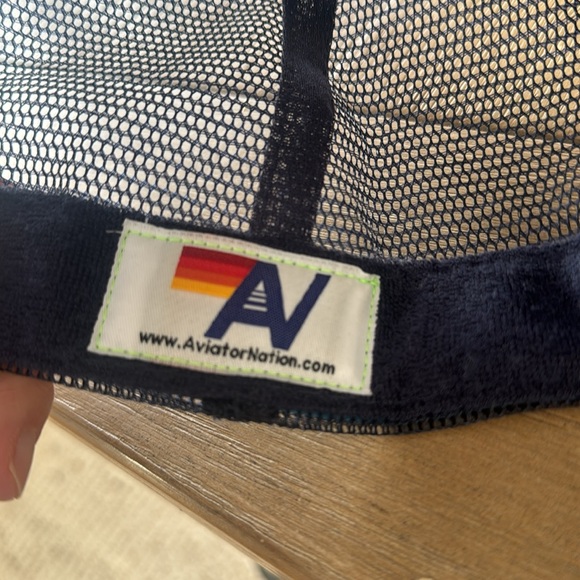 Aviator Nation Navy Trucker Hat - Picture 4 of 4
